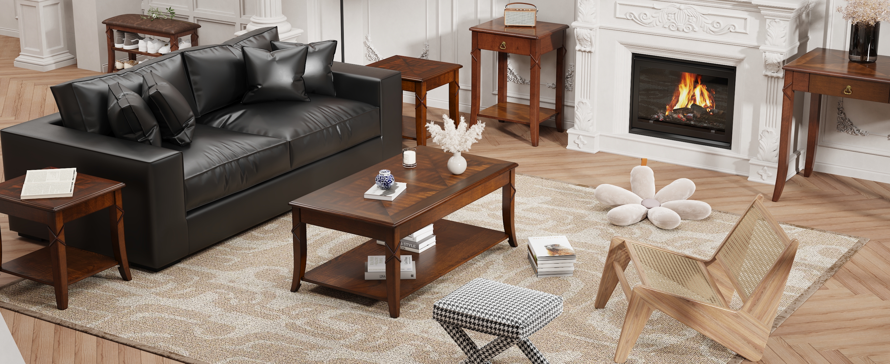 cherry wood side table / アルフレックス北欧ヴィンテージ cherry wood side table / アルフレックス北欧ヴィンテージ